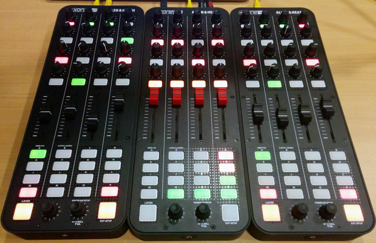 3 Allen & Heath Xone K2 4 Decks Internal Mix Traktor Mapping